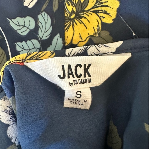 JACK by BB Dakota Garden My French Floral Print Jumpsuit, Wide Cropped Leg - Picture 9 of 11